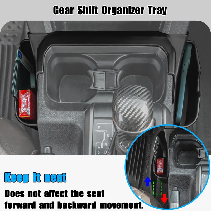 Neepiar Center Console Gear Shift Storage Box Compatible with Toyota