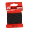 Black Rubber Cord, 1 mm / 4 m