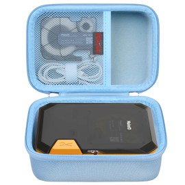 Elonbo Carrying Case for Makeid P31 Industrial Label Maker Machine, Thermal Transfer Label Printer Portable Bluetooth Labeler Storage Holder, Wire and Cable Labeling Machine Travel Bag, Blue