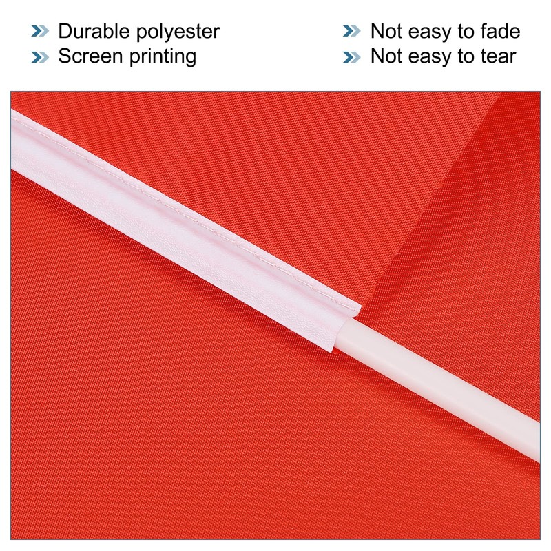 sourcing map Pack of 20 Flag Sticks, Hand-Held Small Mini