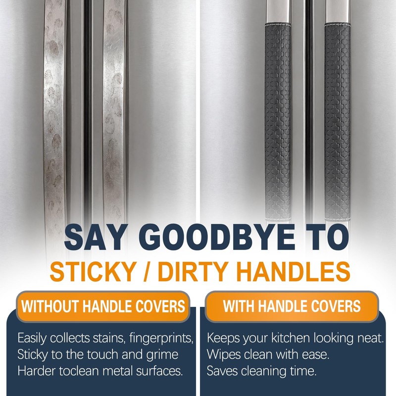 NEYARO Refrigerator Door Handle Covers, 5 PCS, Non-Slip Performance Appliance