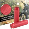 X AUTOHAUX Pair Rear Foot Pegs Footrests Red for Bicycle