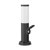 ledscom.de Poru Bollard Light with Socket for Outdoor Use, Black,