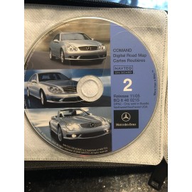 E 430 320 55 AMG Comand GPS System NAVI NAV Disc 2000 2001 2002 Mercedes E55 E430 E320 Navigation CD Map AZ CO ID OR NM WA WY UT