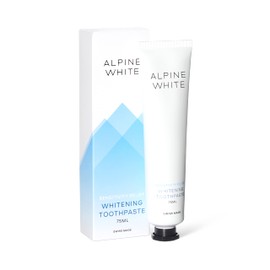 ALPINE WHITE Whitening Toothpaste Sensitivity Relief I Whitening Zahnpasta vegan für empfindliche Zähne I Schonende & aufhellende Zahnpasta mit Kalziumkarbonat & Xylitol I Nachhaltige Zahnpflege