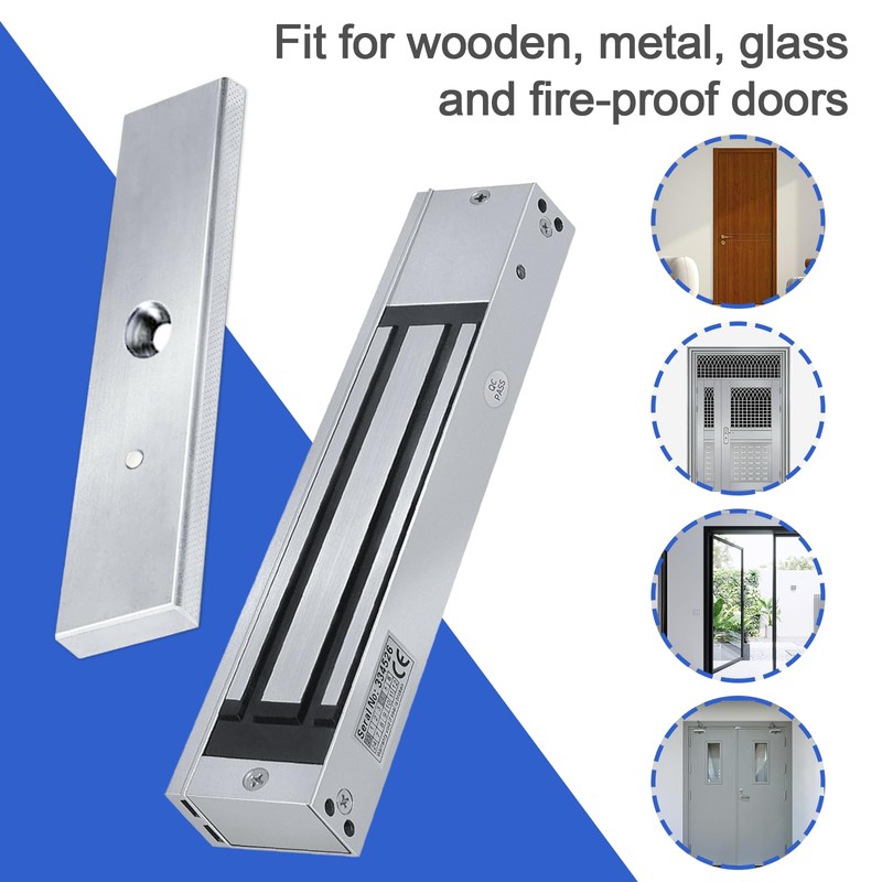 Upgrade Electric Magnetic Lock for Door 600lb Electromagnetic Door Lock