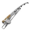 SWANK Fishing Rod Motif Tie Clip sw049, Braun
