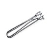 Shradha Trading Stainless Steel Wire Tongs, Kitchen Aid Tongs, Silver,