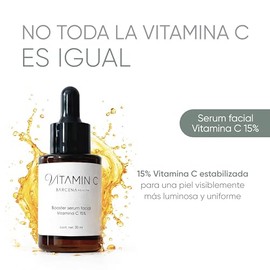 Serum Vitamina C 15% Pura | Aclara + Anti manchas Antioxidante Antiarrugas | 100% natural | Sin parabenos sin irritantes sin siliconas