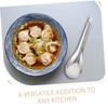 iplusmile 4pcs Stainless Steel Slotted Caviar Spoons Set Versatile Strainer