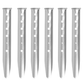 Azarxis Sand Pegs, Aluminium Tent Pegs, U-Profile Pegs, Pegs, Pack of 6