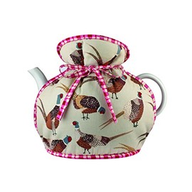 Ulster Weavers Muff Tea Cosy - Multicolor Cotton with Wooden Base - 26 x 23 cm