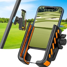 Magnetic Golf Cart Phone Holder – Strong N52 Magnet Phone Mount Compatible with Club Car, Fits All Smartphones, Golf Phone Caddy Accessory for Men & Women