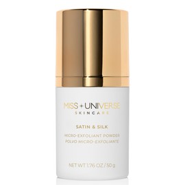 Miss Universe Skincare Satin and Silk Exfoliating Cleanser 1.76 oz, Hydrating Facial Cleanser for Women and MenFacial Skin Care Product with Bamboo Beads, Exfoliating Face Wash for Women and Men