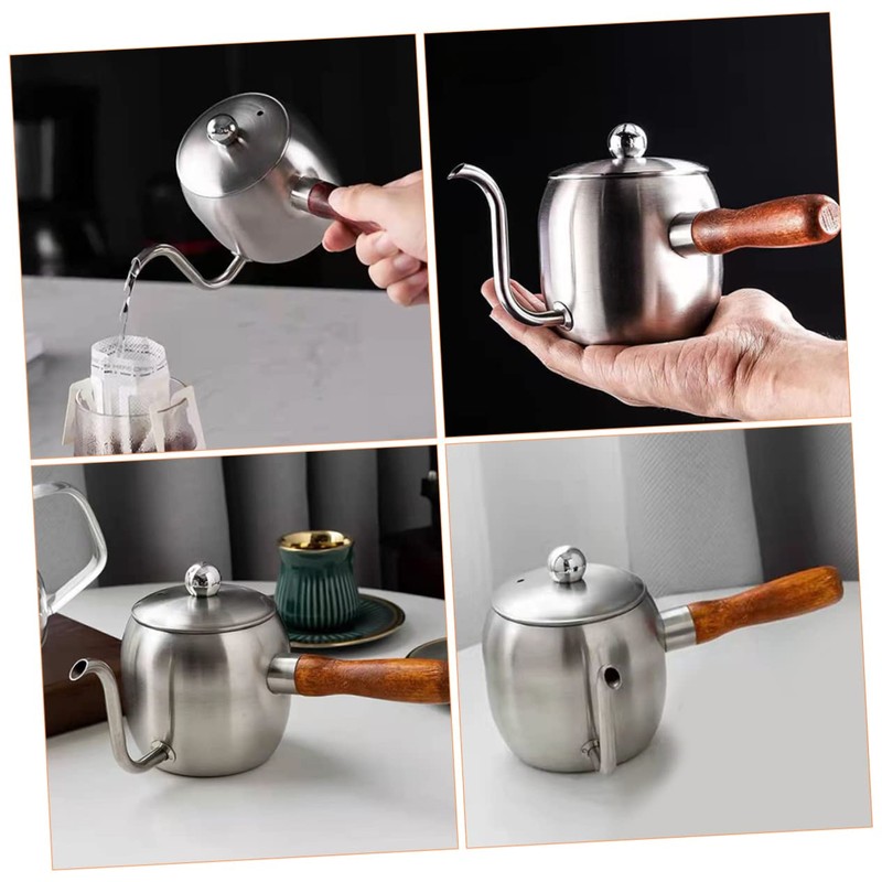 NOLITOY Coffee Kettle with Handle Gooseneck Pouring Design for Precise