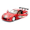 Mazda Rx-7 Fd3s-wide Body 1993 Escala 1:32 Jada Color Rojo