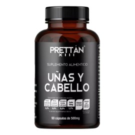 Suplemento Con Nutrientes Para Uñas Y Cabello 500mg Prettan