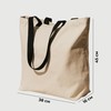 POLHIM Cotton Tote Bag 100% Cotton: Spacious with Inner Pocket
