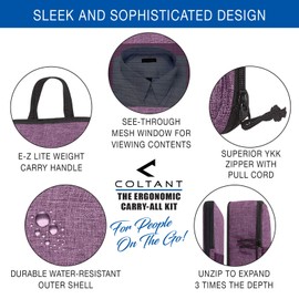 Compression Packing Cubes Travel Luggage-Organizer Set Packs More in Less Space