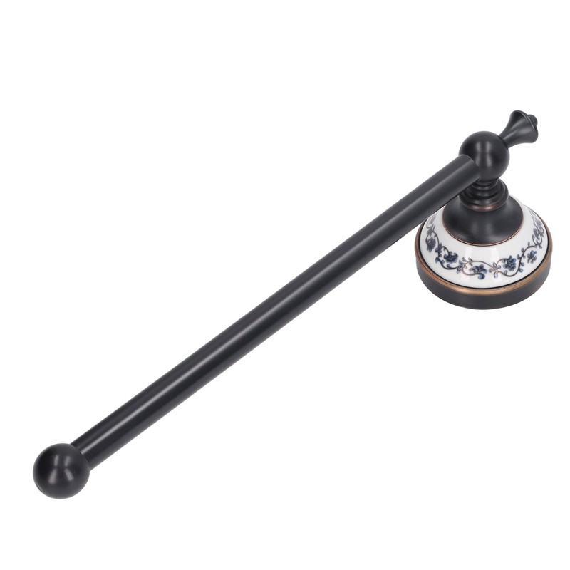 Retro Copper Bathroom Towel Bar Single Bath Towel Rack for