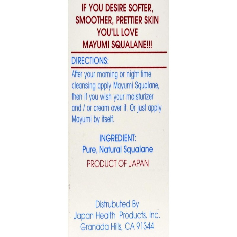 Mayumi Squalane Skin Oil - 2.17 fl oz