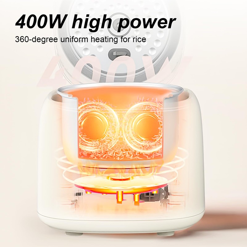 Akureo 5 cup 2.5L Low Suger Rice Cooker with 304