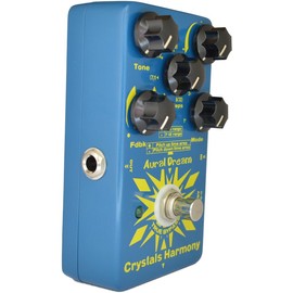 Aural Dream Crystals Harmony Guitar Pedal with 4 Modes Legend Delay Harmony and shifting 24 simetones or Octave(s）for creating cascaded crystal particles effects,True Bypass.