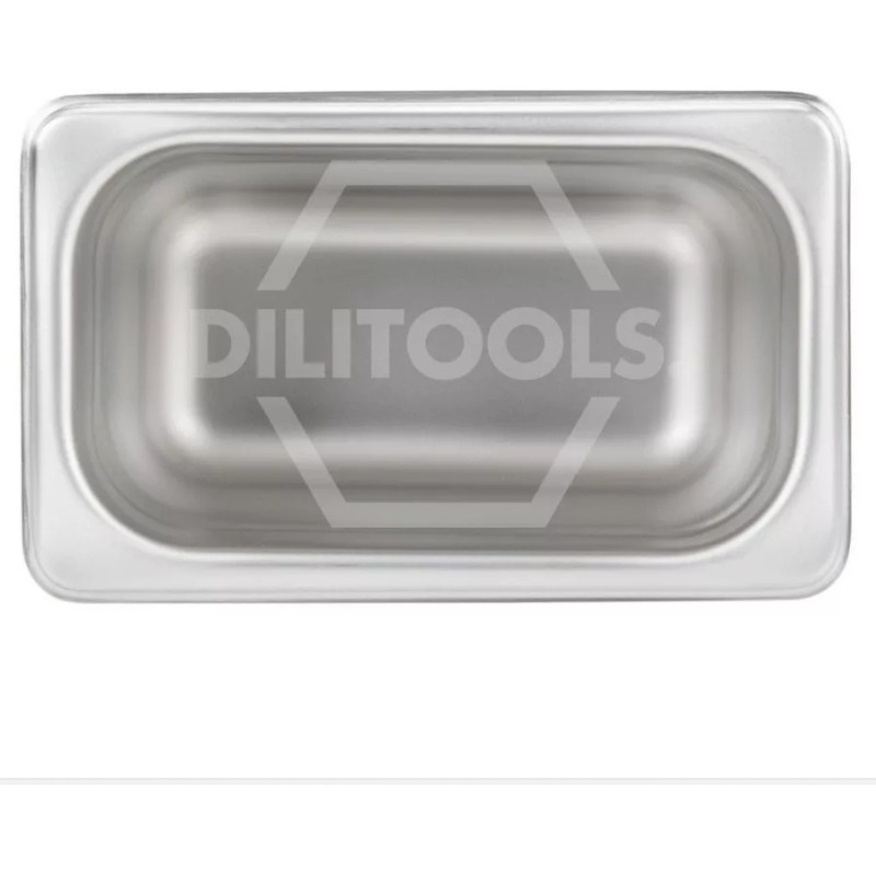 Dilitools Inserto Contenedor Acero Inoxidable Noveno De 6 Pulgadas