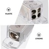 WOFASHPURET 2pcs 4 Audio Splitter Amplifier Power Car Distribution Block