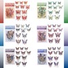 Aromoty Butterfly Stickers Set (120 Pieces with 6 Themes)-Gorgeous Crystals