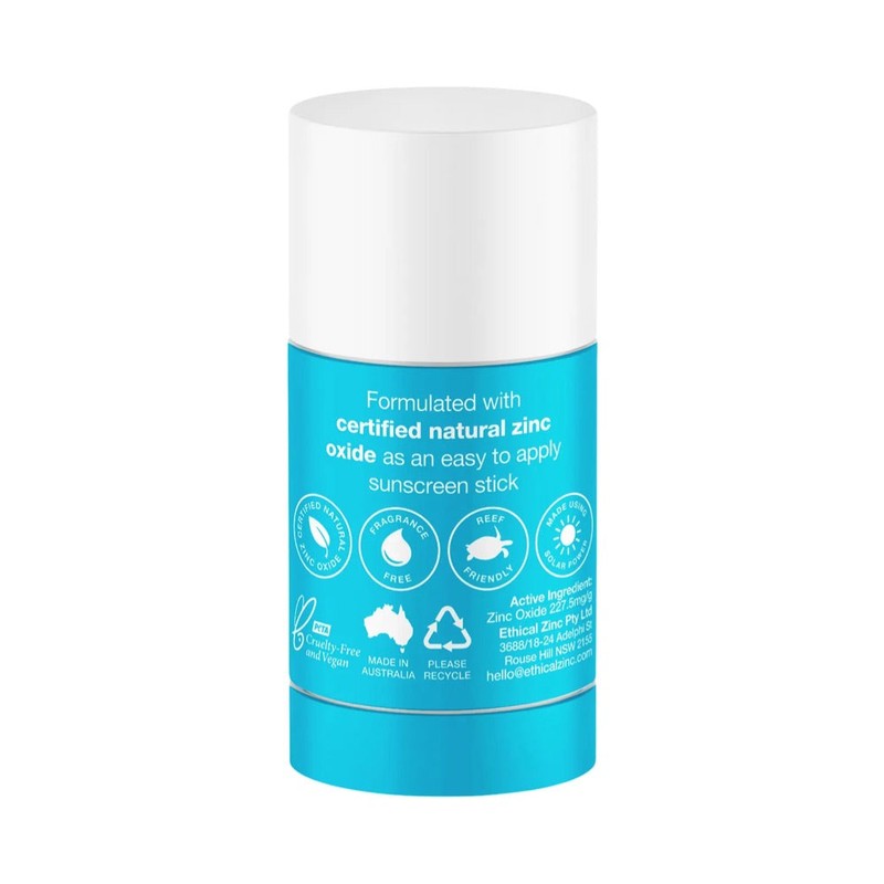 ETHICAL ZINC Natural Clear Zinc Sunscreen Stick SPF 50 50g