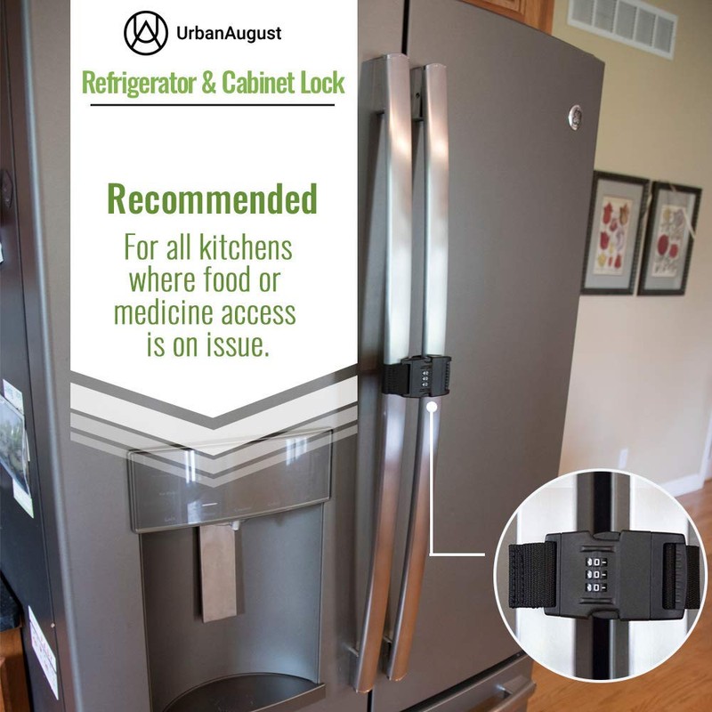 Urban August Multi-functional French-door Refrigerator and Cabinet Lock (Regular)