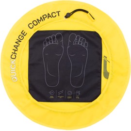 Cressi Quickchanging Mat Quickchanging Mat-Comodo Tappetino Igienico per Piedi, Cambio Indumenti, attività Acquatiche, Spogliatoi Piscina, Palestra e Spiaggia, Giallo, Ø 55cm