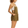 Billabong womens Out N About Short Overall, Sage, X-Small