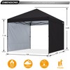 ABCCANOPY Easy Pop up Canopy Tent with 2 Sidewalls for