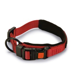 Karlie Art Sportiv Premium Dog Collar, Nylon, Red, 30-35 x 2 cm