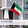 Anley Fly Breeze 3x5 Feet Kuwait Flag - Vivid Color