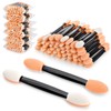 300PCS Disposable Eyeshadow Applicators, Dual Sides Eyeshadow Brushes Applicator, Eye