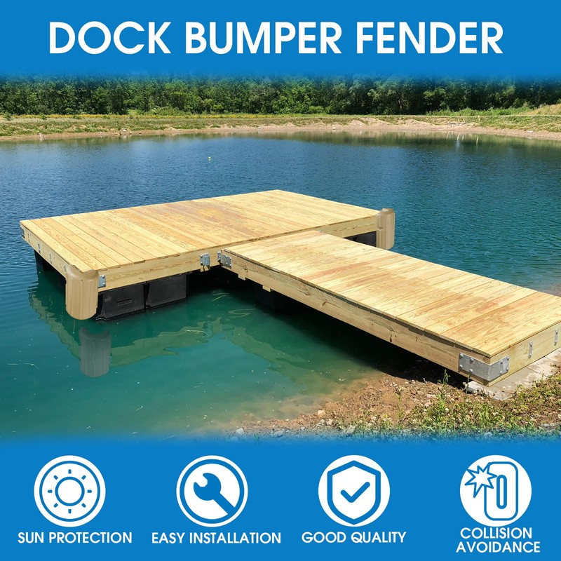 JYINCPED Dock Corner Bumpers Marine Fender,Boat Dock Bumpers Corner Fenders