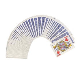 London Magic Works One Way Forcing Deck for Tricks, Blue Back, Hearts Suit, Poker Size (Five)