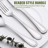 40 Piece Silverware Set for 8, Terlulu Stainless Steel Flatware