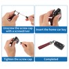 A ABSOPRO Car Keychain Universal Key Chain with Ring for