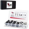 T&M TECHNICS® Box of 100 Universal Fasteners, Clips, Clips and