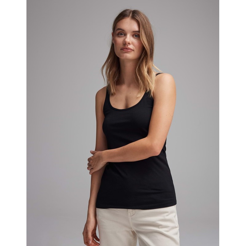 OPUS Women's Daily A T-Shirt (Daily A) - Black (Black