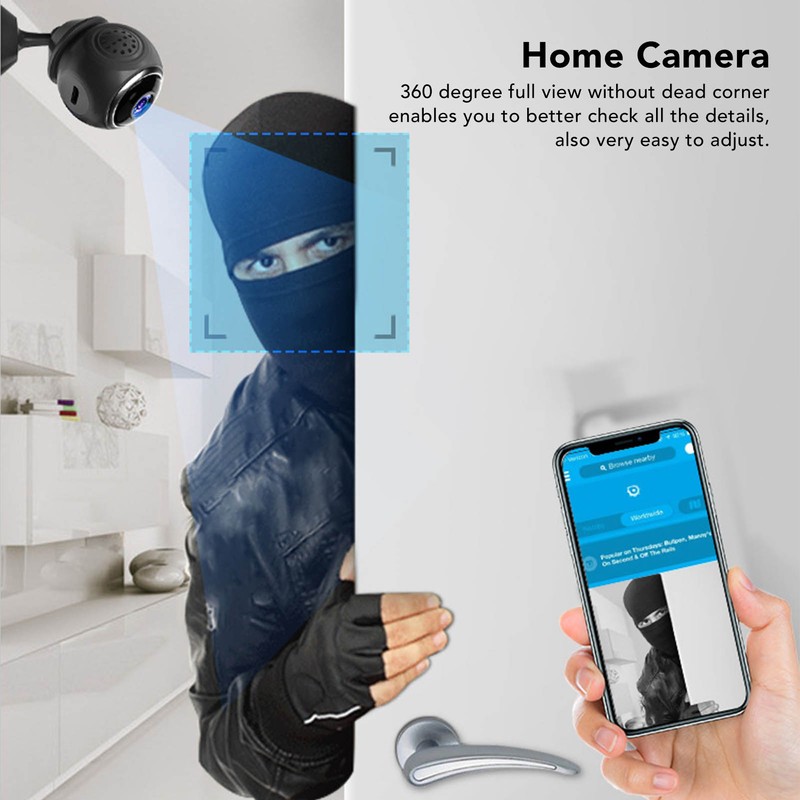 Wireless Camera 1080P WiFi Mini Recording Camera High Definition for