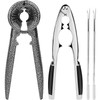 Nut Crackers Tools Pecan Cracker, Walnut Clip Heavy Duty Nutcracker