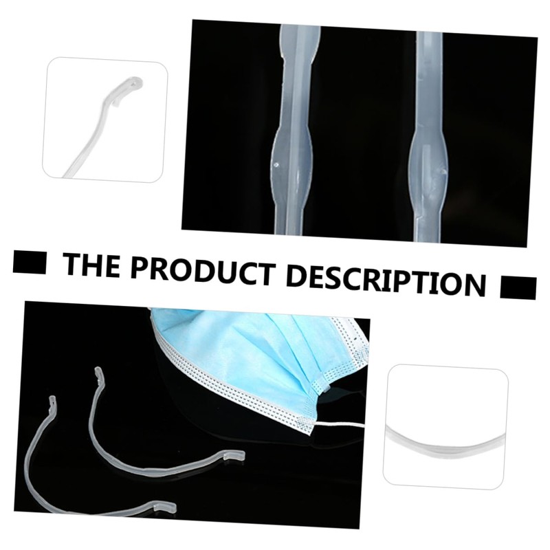 Ciieeo 12Pcs Breathable Mask Support Bracket Shaped Design for Comfortable