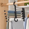 1PC Telescopic Folding Pants Rack, Multi-layer Pants Rack, Pants Hanger,