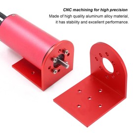RC Motor Base Metal L Shape Brushless Motor Mount Holder Seat for 4082 5055 Motors with 25mm/30mm Hole Distance(red)
