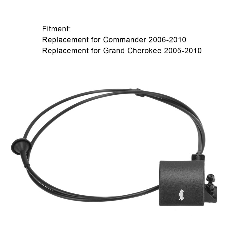 Front Hood Release Cable with Handle 55394495AB Replacement for Grand